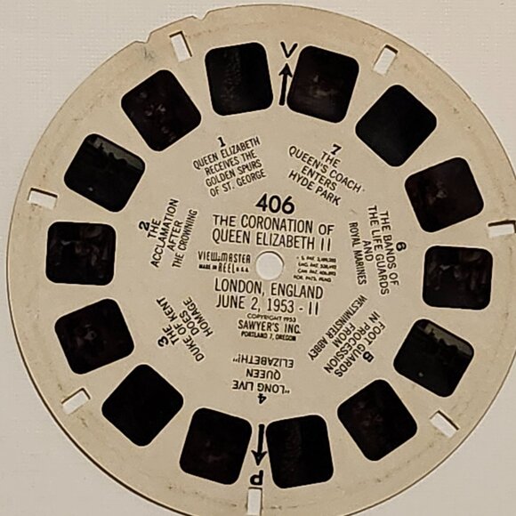 VINTAGE View Master The Coronation of Queen Elizabeth II Lot of Three Reels - Picture 3 of 5